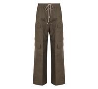 Rick Owens - Pantalon Cargo en Mélange de Coton - Homme - Pantalons - Vert - Taille: M