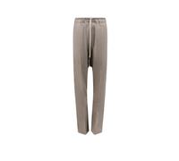 RICK OWENS pantalon en coton homme gris - 48