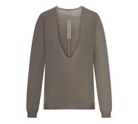 Rick Owens - Pull Col V Profond - Femme - Pulls - Gris - Taille: 38 FR