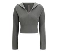 Rick Owens - Pull Euca en laine vierge - Femme - Pulls - Gris - Taille: 40 FR