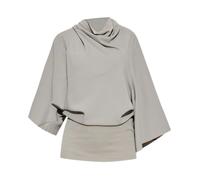 Rick Owens - Pull Ivoire avec Col Roulé - Femme - Blouses et Chemises - Beige - Taille: 38 FR