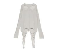 Rick Owens - Pull Oversize Perle - Femme - Pulls - Gris - Taille: 38 FR