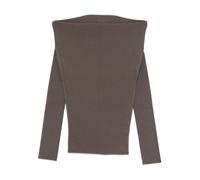 Rick Owens - Pulls à col rond - Femme - Pulls - Gris - Taille: 42 FR