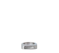 Rick Owens - Pyramid Palladium Brass Ring - Femme - Accessoires - Gris - Taille: 58 MM