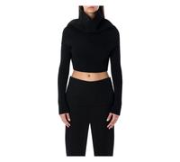Rick Owens - Runway LS Cowl - Femme - Pulls - Noir - Taille: 38 FR