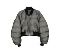 Rick Owens - Secchia Cropped Flight - Femme - Vestes - Gris - Taille: 40 FR