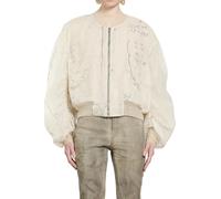 Rick Owens - Secchia Flight Bomber - Femme - Vestes - Blanc - Taille: 38 FR
