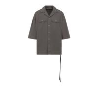 Rick Owens - Short Sleeve Chemises - Homme - Chemises - Gris - Taille: L