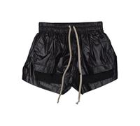 Rick Owens - Shorts Boxer Brouillard - Femme - Shorts - Noir - Taille: 36 FR