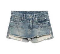 Rick Owens, Femme, Shorts, Bleu, Taille: W28 Temple Lana Cut Offs
