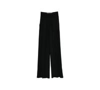 Rick Owens - Silk Blend Wide Pantalons - Femme - Pantalons - Noir - Taille: 42 FR