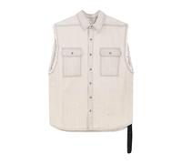 Rick Owens - SL Tommy Jumbo Vest - Homme - Vestes - Blanc - Taille: M
