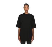 Rick Owens - T-shirt à bordures côtelées avec sangle suspendue - Femme - Tops - Noir - Taille: 38 FR