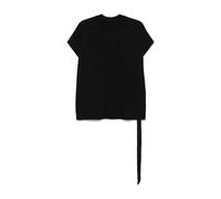 Rick Owens - T-shirt en jersey de coton noir - Homme - Tops - Noir - Taille: XL