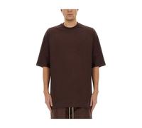 Rick Owens - T-Shirt Jumbo - Homme - Tops - Brun - Taille: L