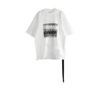 Rick Owens - T-shirt Jumbo SS - Homme - Tops - Blanc - Taille: XS