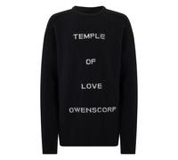 Rick Owens - Temple Round Neck Sweater - Homme - Pulls - Noir - Taille: M