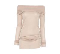 Rick Owens - Top à col bénitier - Femme - Tops - Beige - Taille: 42 FR