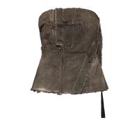 Rick Owens - Top Bardot avec Sangle Décorative - Femme - Tops - Brun - Taille: 40 FR