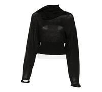 Rick Owens - Top écharpe - Femme - Pulls - Noir - Taille: 40 FR