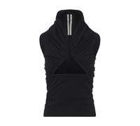 Rick Owens - Top en jersey stretch - Femme - Tops - Noir - Taille: 40 FR