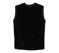 Rick Owens - Top en velours drapé - Femme - Tops - Noir - Taille: 38 FR