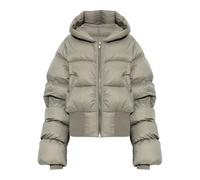Rick Owens - Veste Puffer à Capuche - Femme - Vestes - Vert - Taille: 38 FR