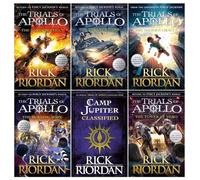 Rick Riordan The Trials of Apollo 6 Books Collection Set (Books 1-5 [PB], Camp Jupiter Classified [HB])