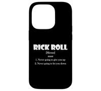 Rick Roll Definition Funny Early 2000's Prank Meme Rick Roll Coque pour iPhone 14 Pro