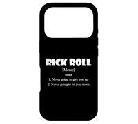 Rick Roll Definition Funny Early 2000's Prank Meme Rick Roll Coque pour iPhone 17 Pro