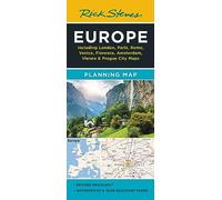 Rick Steves Europe Planning Map: Including London, Paris, Rome, Venice, Florence, Amsterdam, Vienna & Prague City Maps