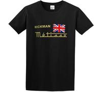 Rickman Métisse Motorcycle Men's T-Shirt Unisex Black Cotton Hip Hop Print Tee Shirts 3XL