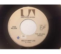 RICKY KING - Hello Mary-Lou/Travelin man (7" Vinyl Single)(1972)(United Artists Records 35962)