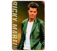 Ricky Martin Vuelve 1998 Plaque en métal pour décoration murale d'intérieur ou d'extérieur Motif portrait 20,3 x 30,5 cm