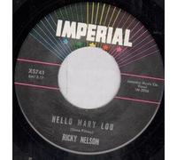 RICKY NELSON - TRAVELIN' MAN/HELLO MARY LOU 7 INCH (7" VINYL 45) US IMPERIAL 0