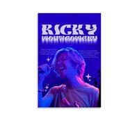 Ricky Poster Montgomery Singer Couverture de l'album Musique Vintage Musique Toile Art mural Salon Famille Chambre à coucher Musique Affiche de film de dessin animé 40 x 60 cm Sans cadre