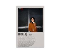 Ricky Poster Montgomery Singer Couverture de l'album Musique vintage Toile Art mural Salon Famille Chambre à coucher Musique Affiche de film de dessin animé 30 x 45 cm Sans cadre