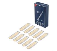 Rico - Anches de clarinette en si bémol - Coupe fine et non limée, force 1, 1,5, 2, 2,3, 3,5, parfaites pour votre instrument (2,5)