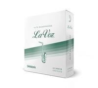 Rico Anches La Voz pour saxophone alto, force Soft, pack de 10