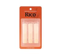 D'Addario Anches Rico pour saxophone baryton Force 3.0 – Pack de 3