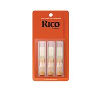 D'Addario Anches pour saxophone soprano RIA0325 Rico Force 2.5 – Pack de 3