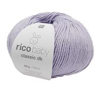 Rico Baby Classic Dk Pelote de laine à tricoter à la main Lilas 77