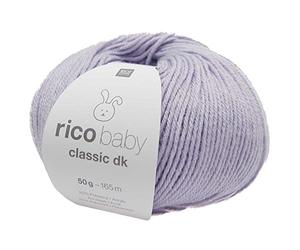Rico Baby Classic Dk Pelote de laine à tricoter à la main Lilas 77