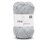 Rico Baby Cotton Soft dk Fb. 051 Pelote de laine pour bébé Bleu fumé