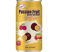 RICO Boisson Bubble Tea au Lait Fruit de la Passion & Boba 340 ml