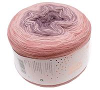 Rico Creativ Wool Dégradé Pelote de laine 4 fils Mauve / rose 200 g