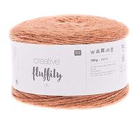 Rico Creative Bobbel avec paillettes, couleur Fluffily dk 003, 150 g de laine avec fil pailleté, env. 420 m de fil pailleté pour tricot ou crochet