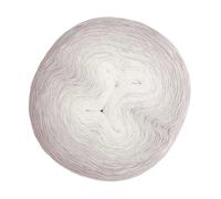 Rico Creative Bobbel Coton Dégradé Couleur 001,200g Bobbel avec Un Discret Dégradé de Couleur, Environ 800m Fil Dégradé de Couleur - 001 Nature