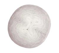Rico creative Bobbel Coton Dégradé Couleur 001,200g Bobbel avec Un Discret Dégradé de Couleur, Environ 800m Fil Dégradé de Couleur - 001 Nature