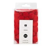 Rico Design 100 Pompons - Rouge